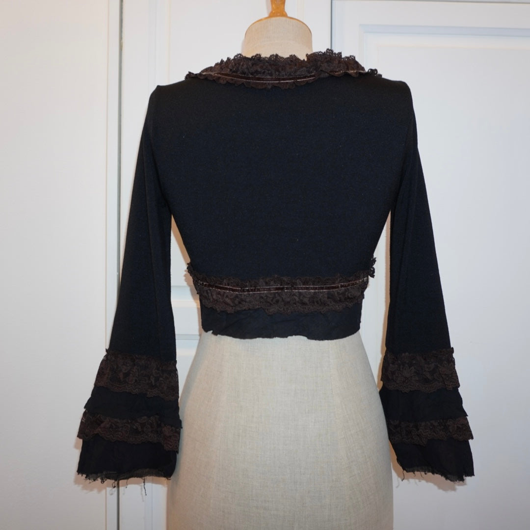 Ruffle Tie Top (S)