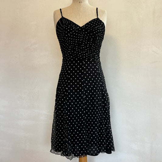 Silk Polkadot Dress (S)