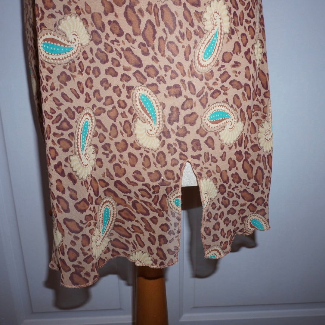 Leopard Slip Dress (M)