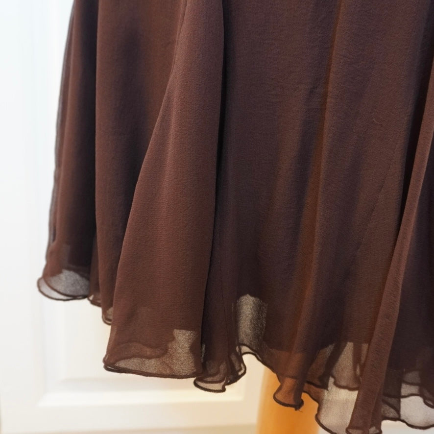 BCBG Maxazria Silk Skirt (M)