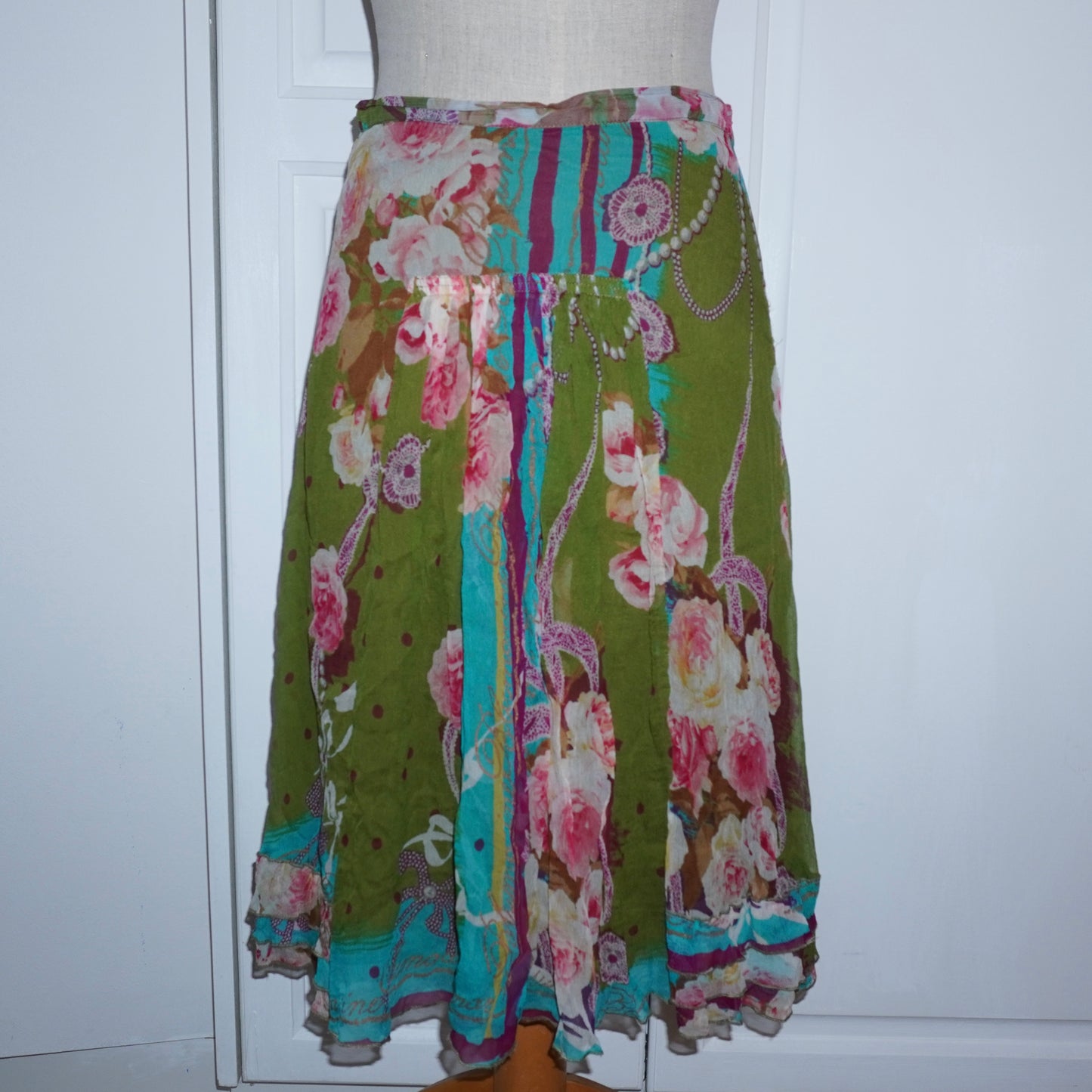 Blumarine Silk Skirt (S)
