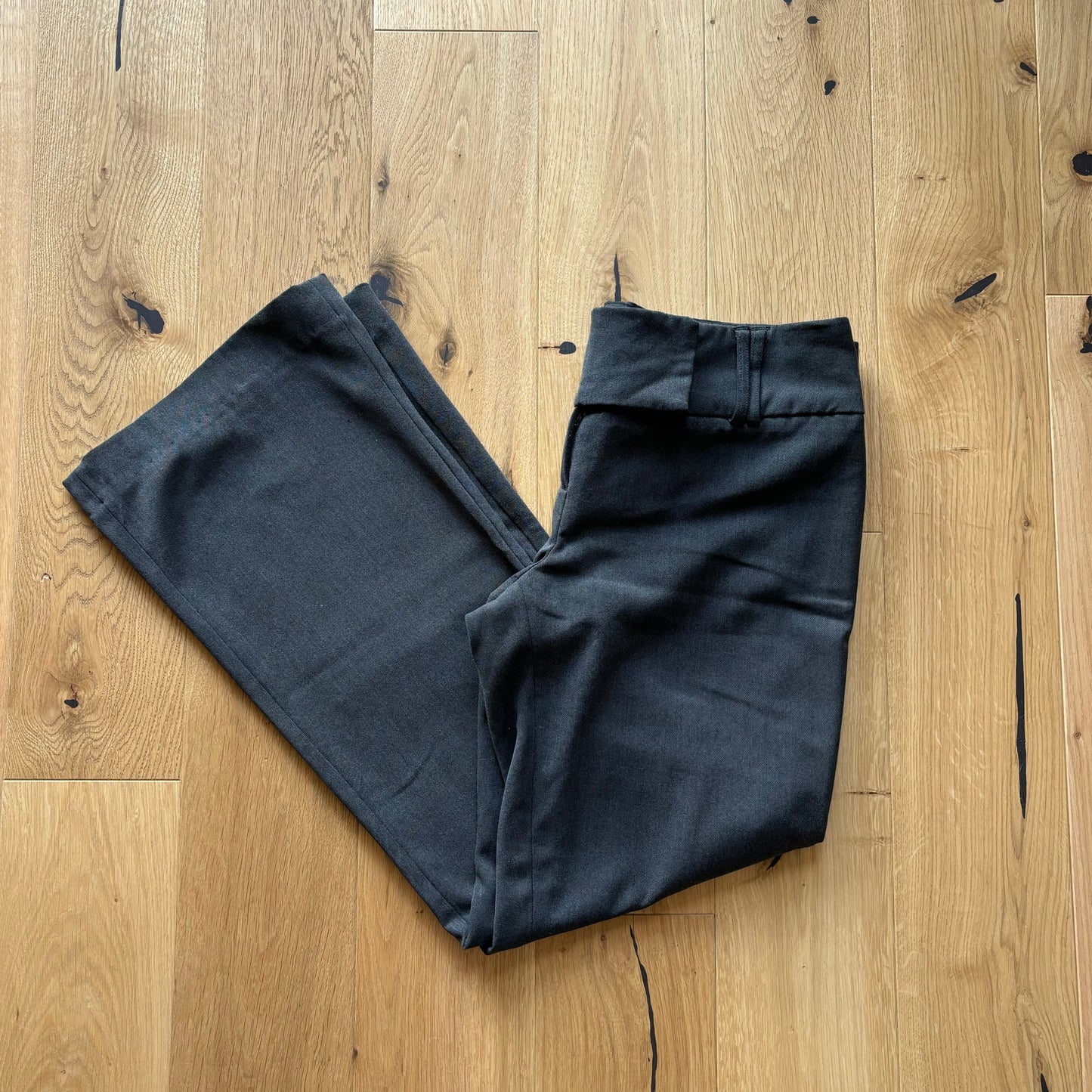 Grey bootcut trousers (eu36)