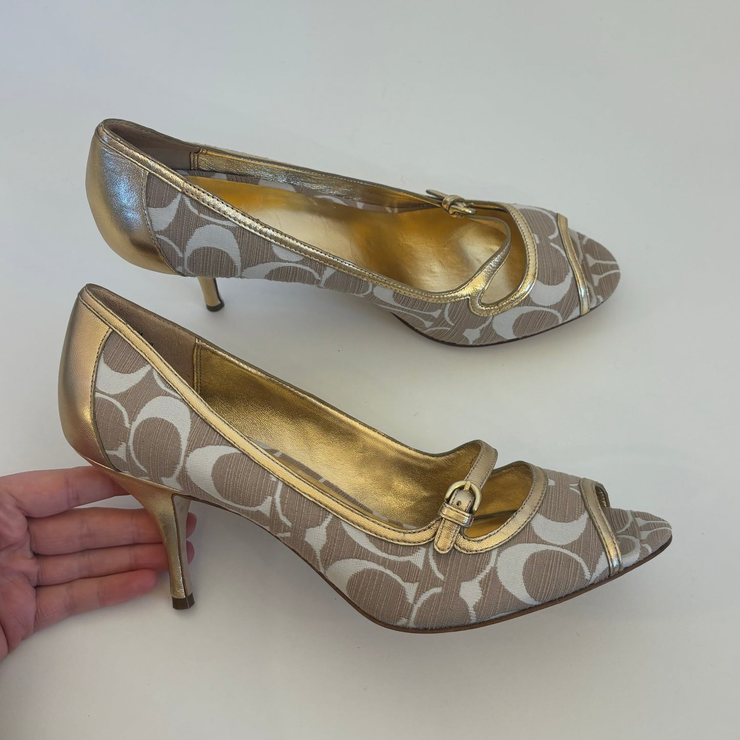 Coach Monogram Heels (39)