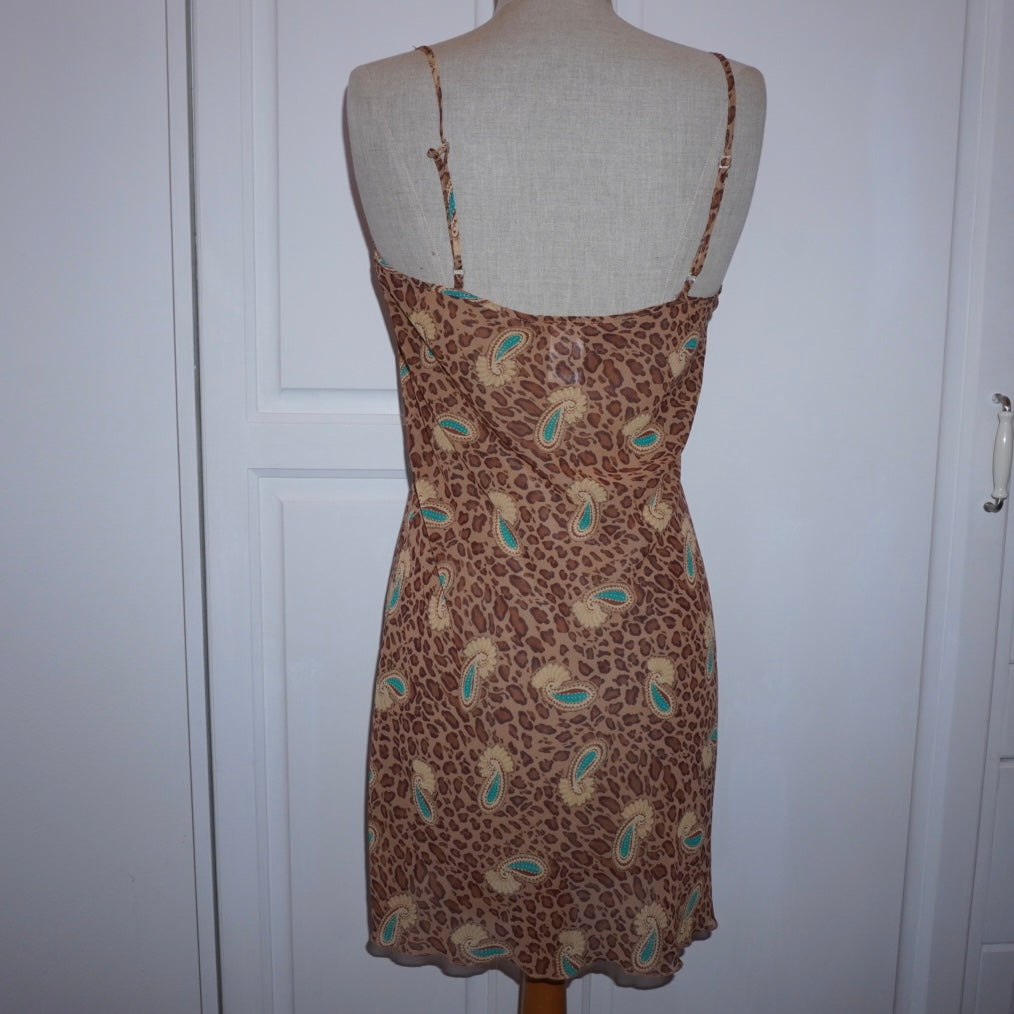 Leopard Slip Dress (M)