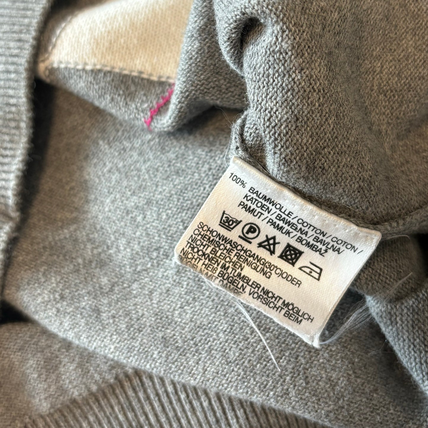 Arygle knit sweater (M)