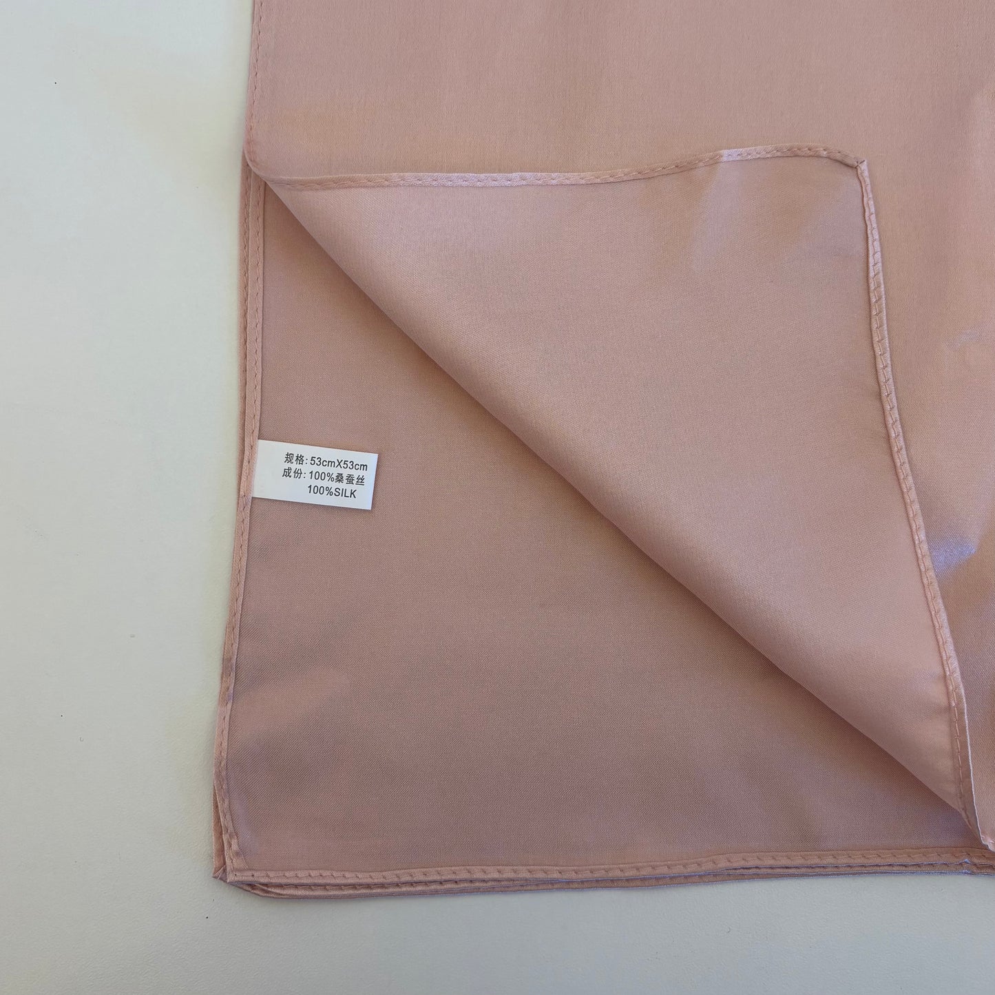 100% Silk Scarf Rose