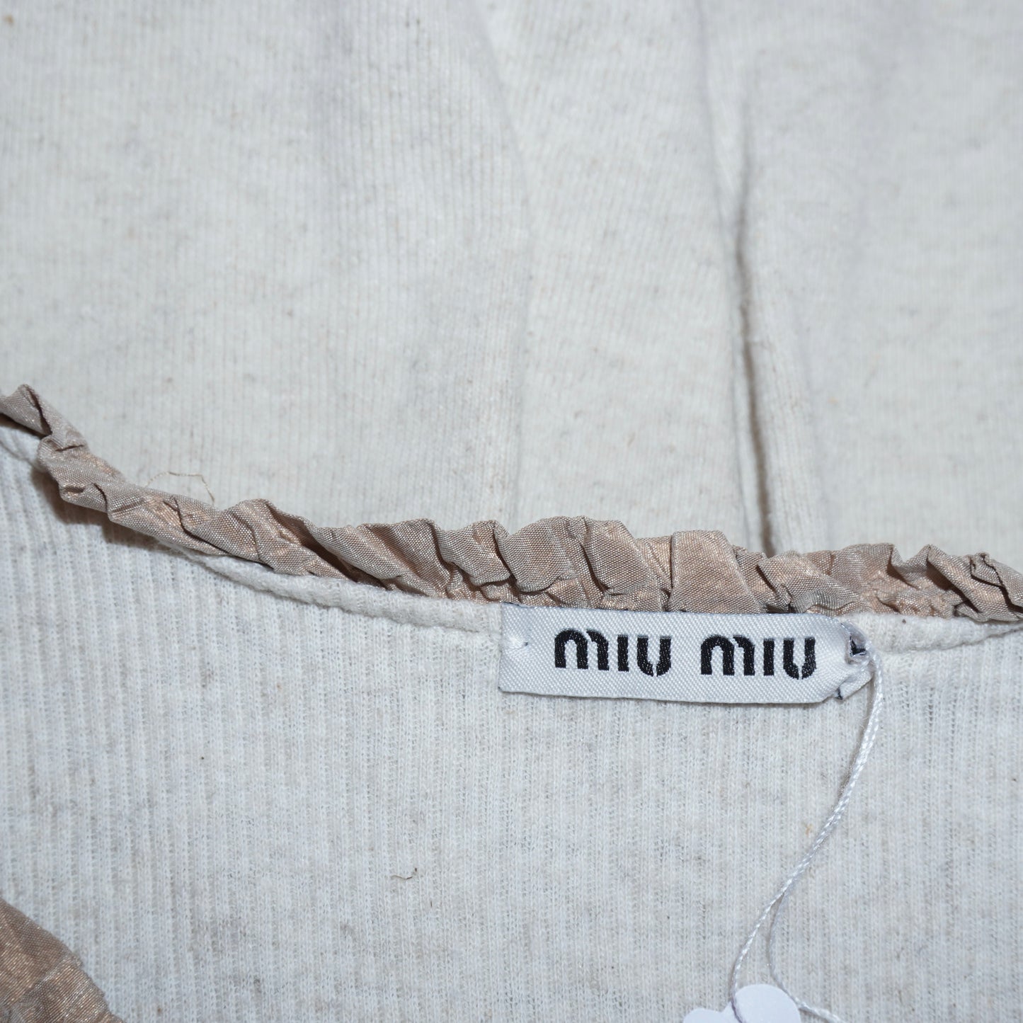 Miu Miu Ruffle Top (S)