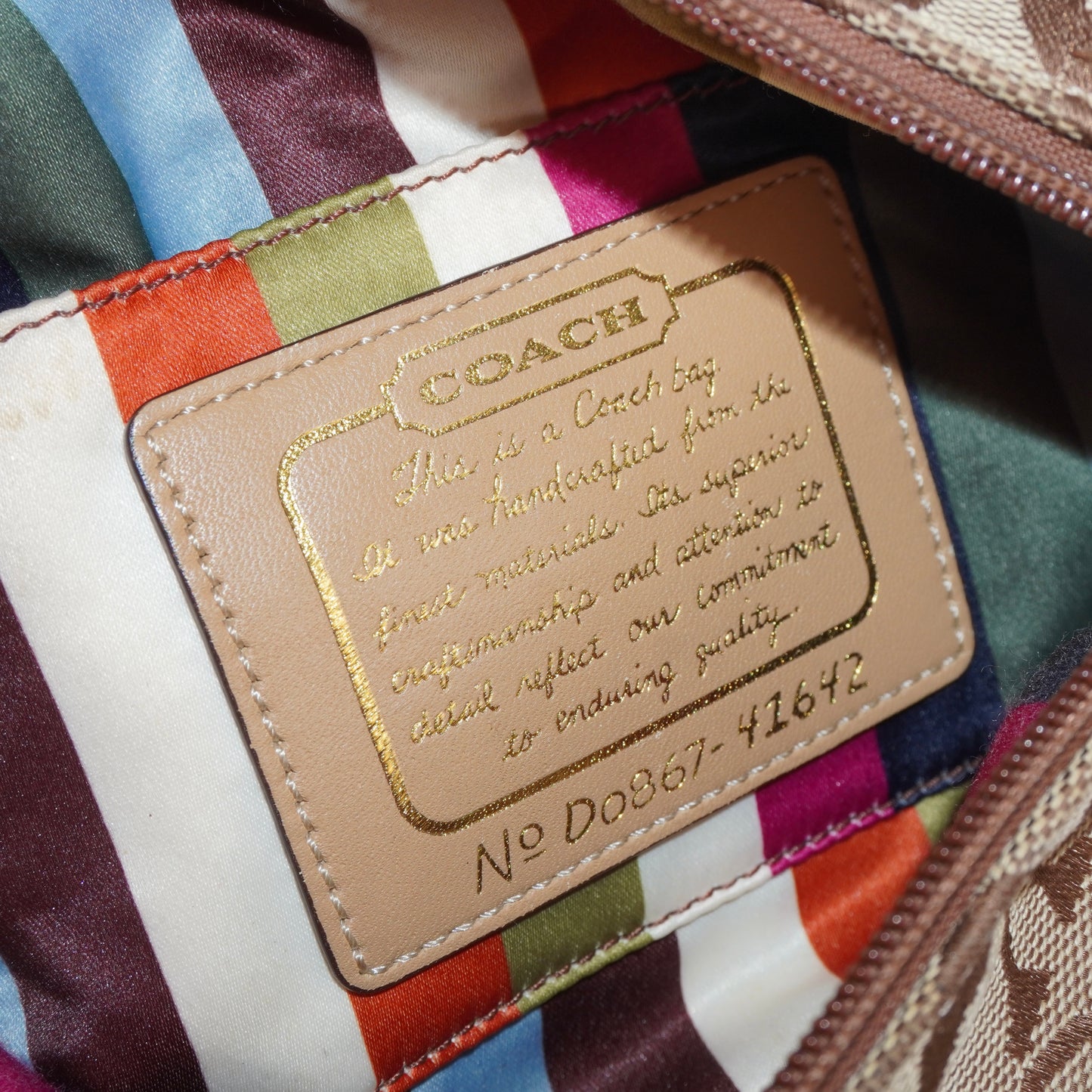 Coach Monogram Purse