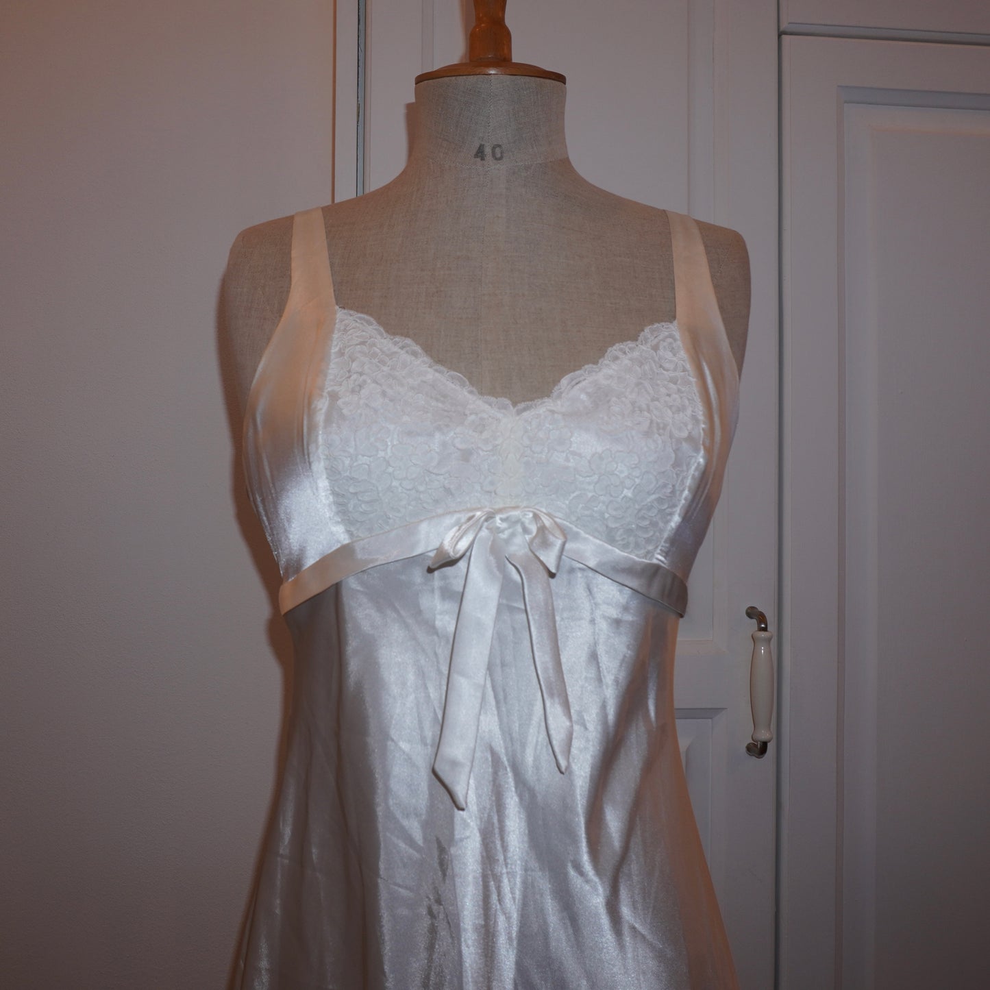 Satin Lace Dress (M)