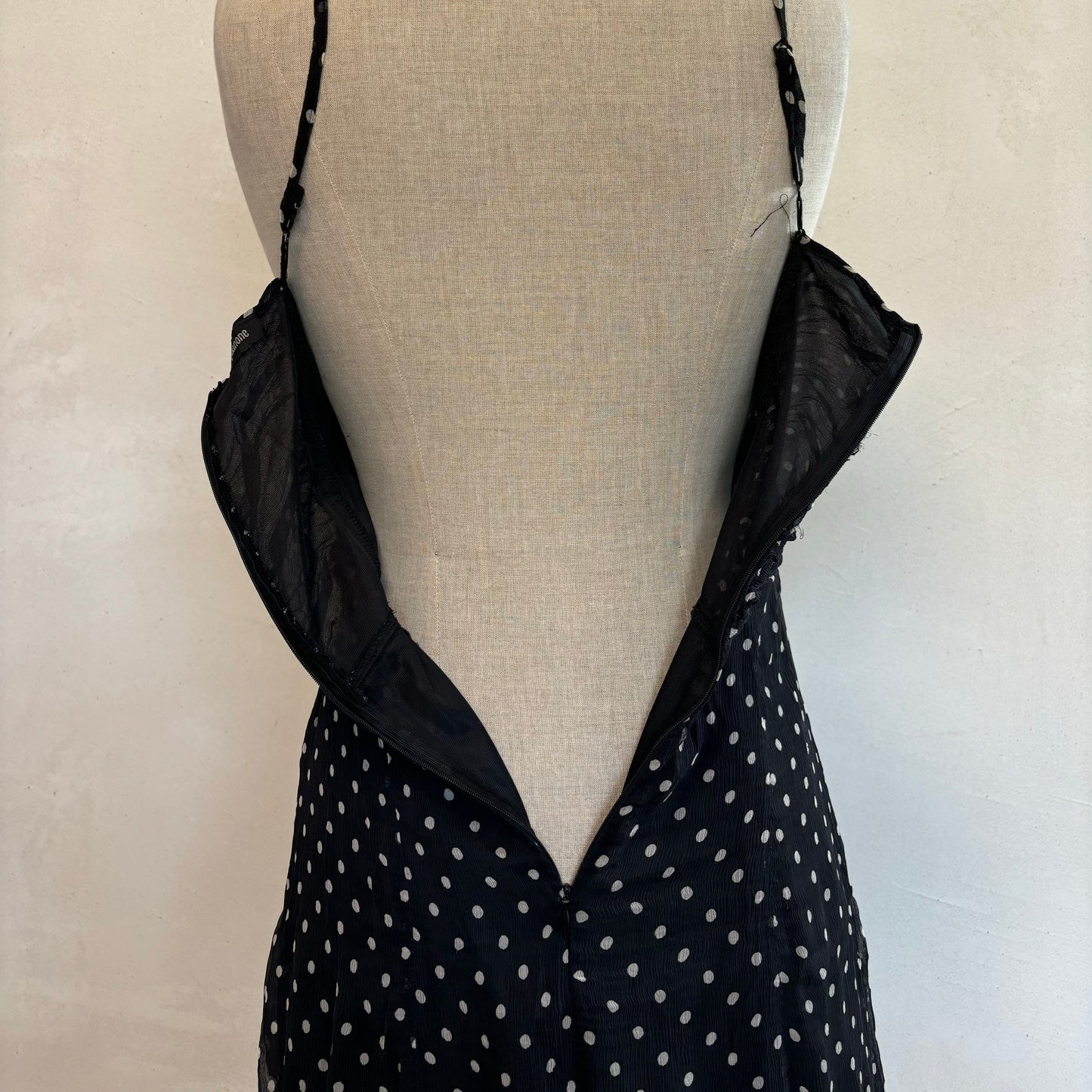 Silk Polkadot Dress (S)