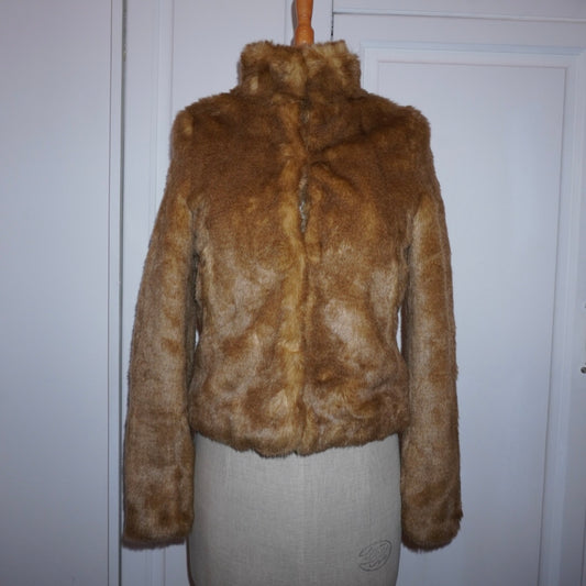 Faux Fur Jacket (XS)