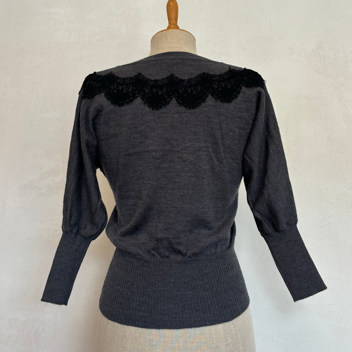 Wool Lace Cardigan (S)