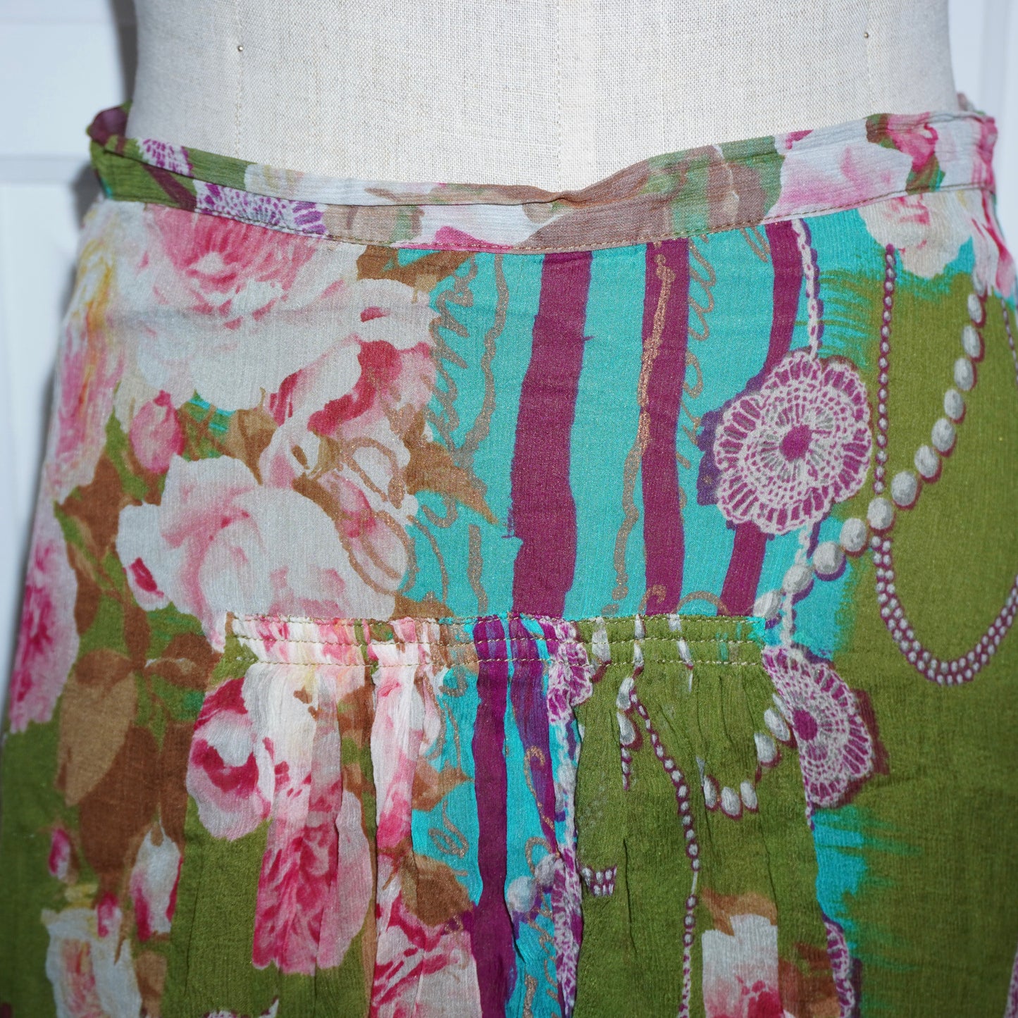 Blumarine Silk Skirt (S)