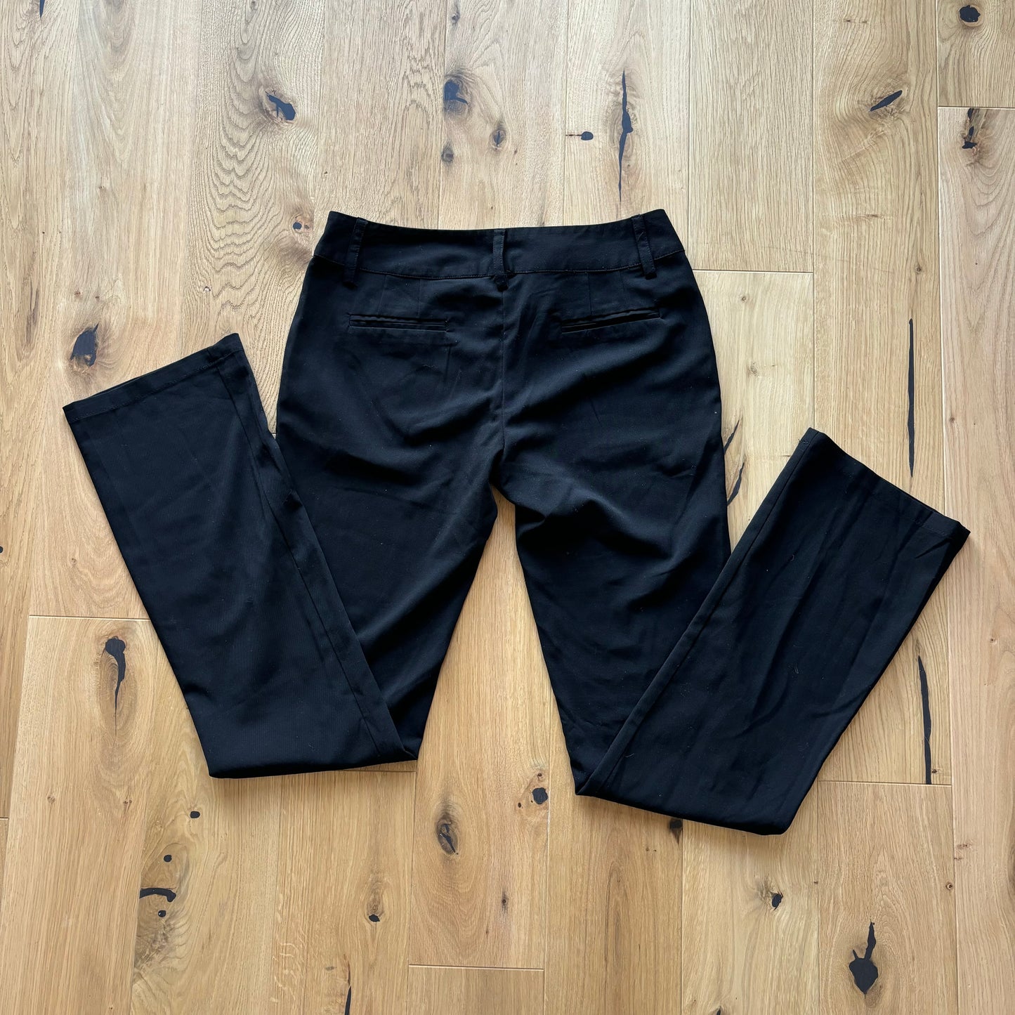 Black bootcut trousers (eu36)