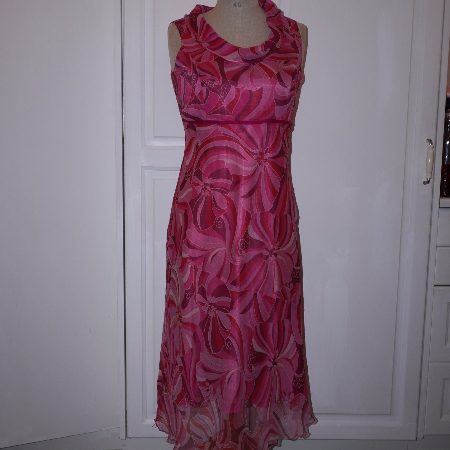 Silk Swirl Dress (S)