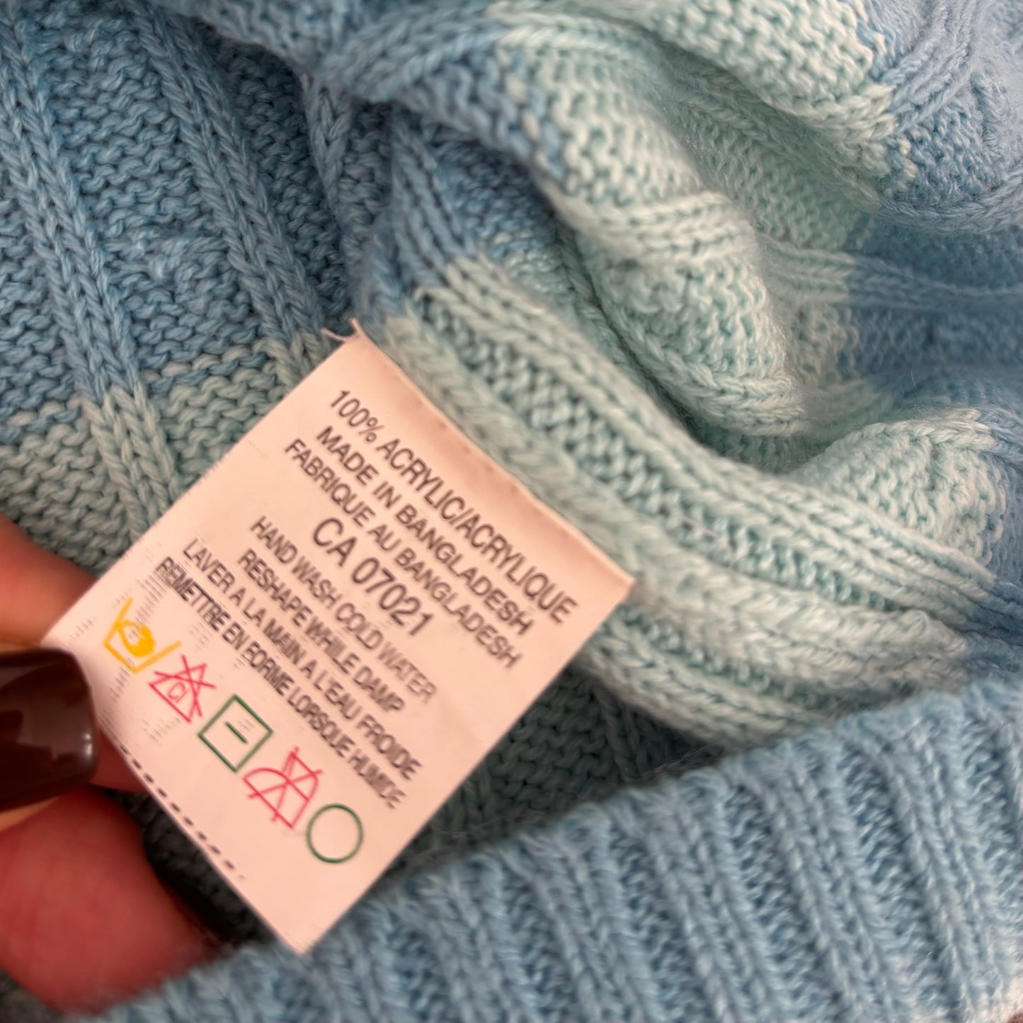 Striped Knit Sweater (S)