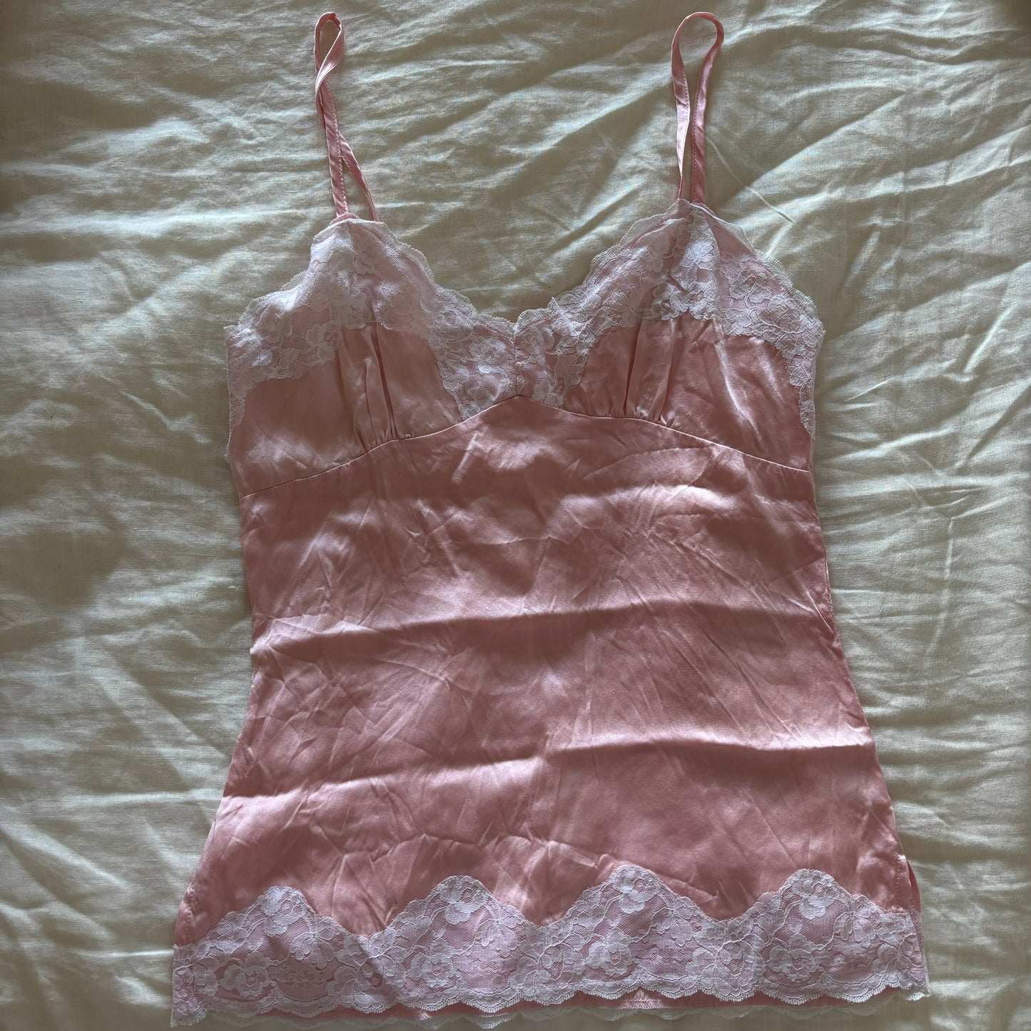 Silk lace cami (S)