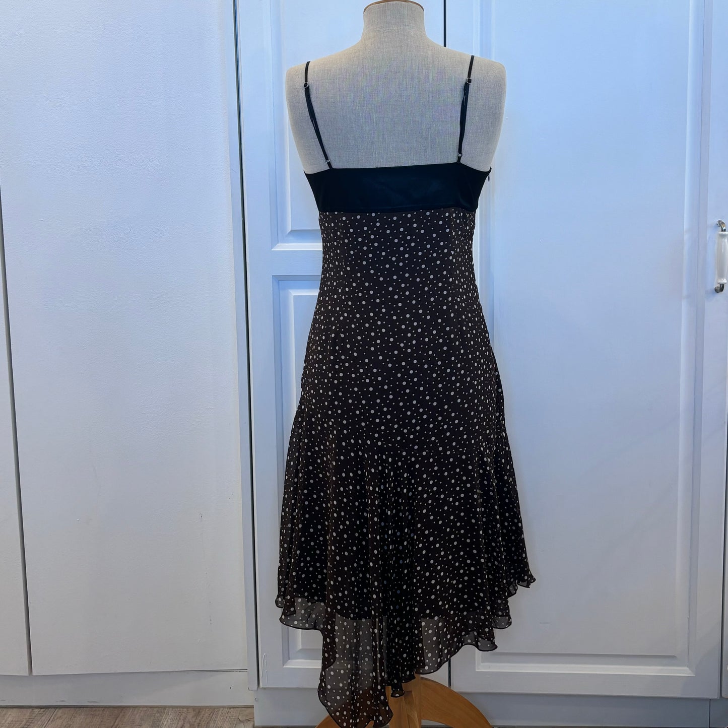 Silk Polkadot Dress (S)