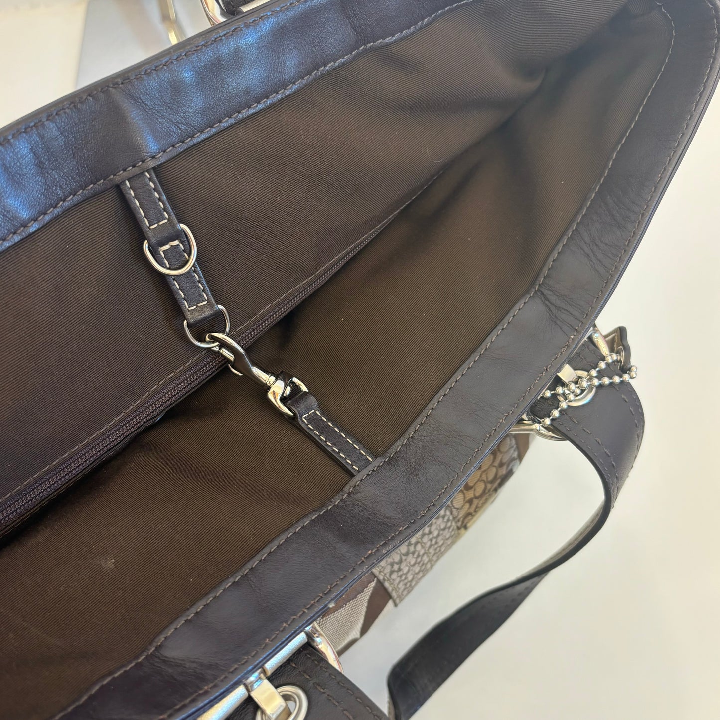 Coach Monogram Tote Purse