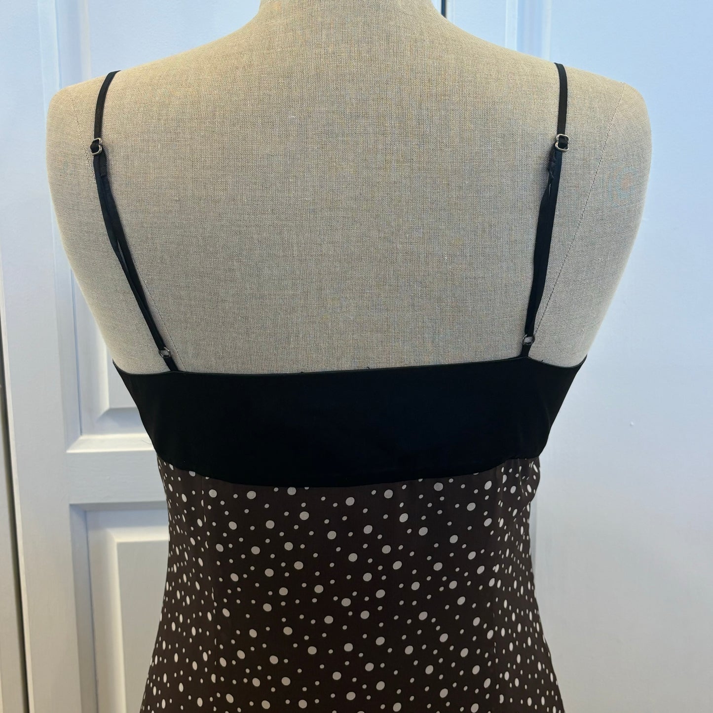 Silk Polkadot Dress (S)
