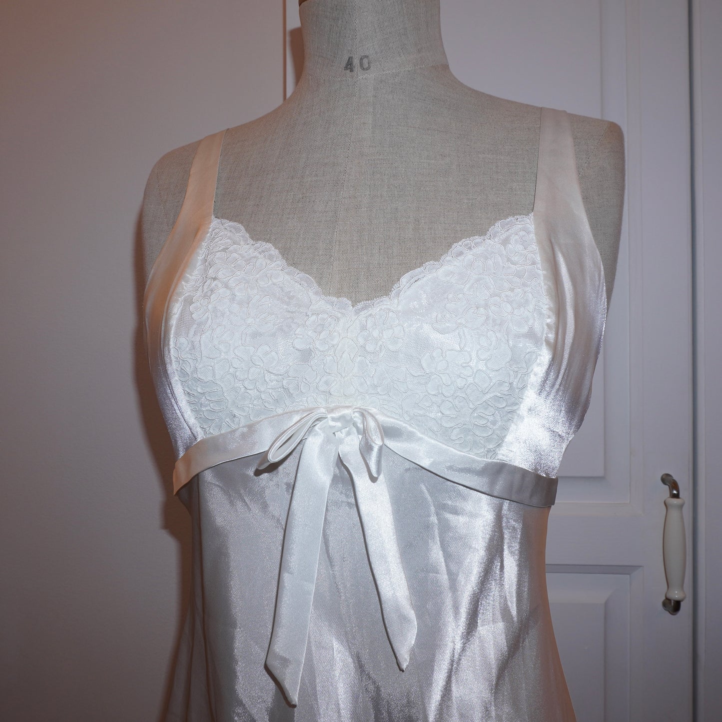 Satin Lace Dress (M)