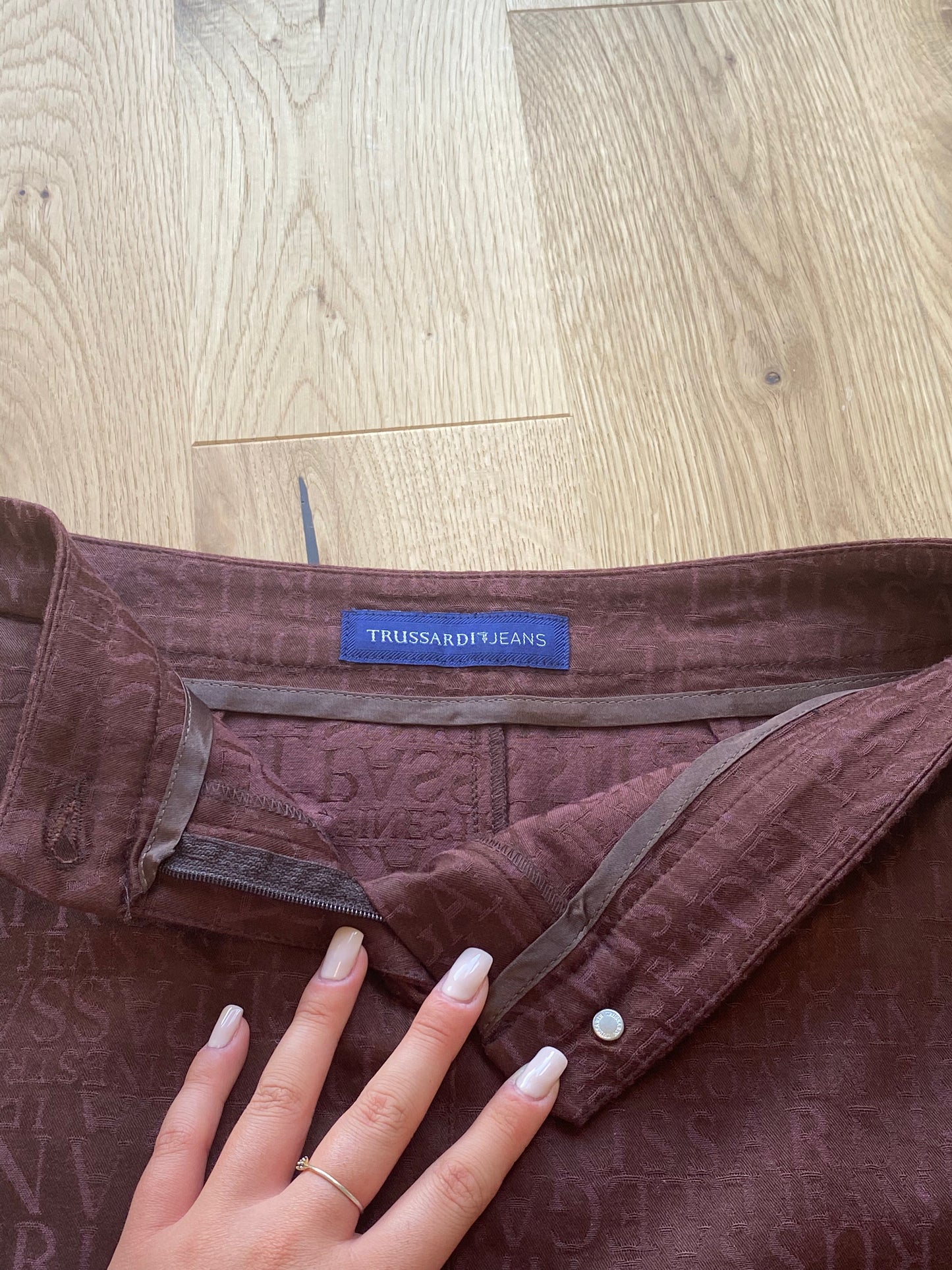 Trussardi Monogram Skirt (S)