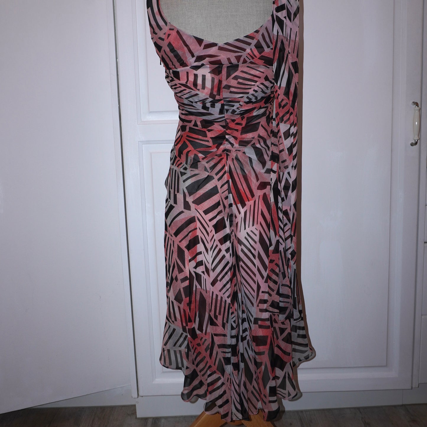 Silk Abstract Dress (S)