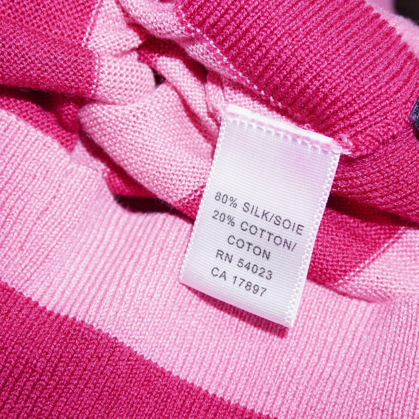 Silk Striped Top (M)