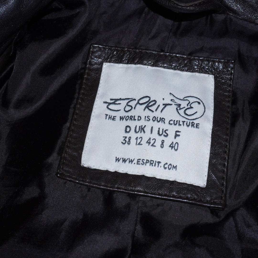 Leather Trench Coat (M)