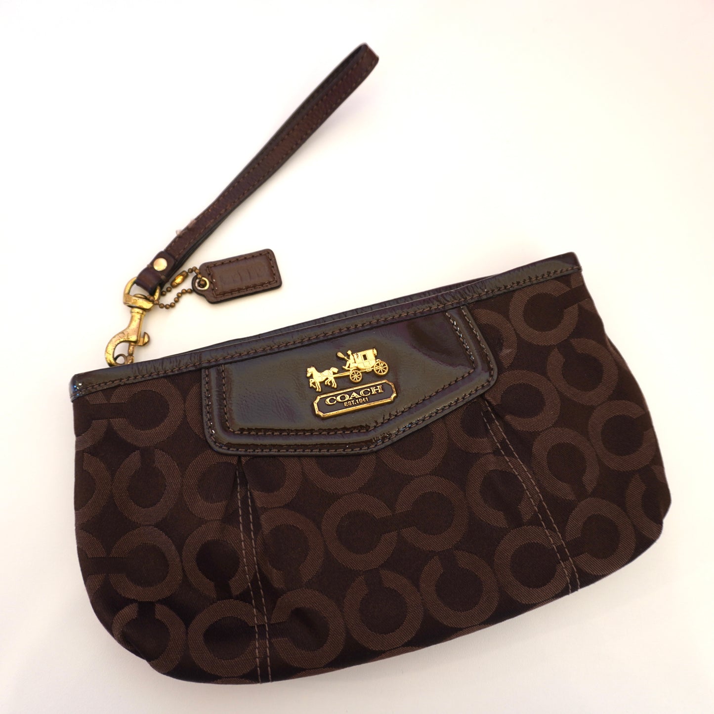 Coach Monogram Pouch