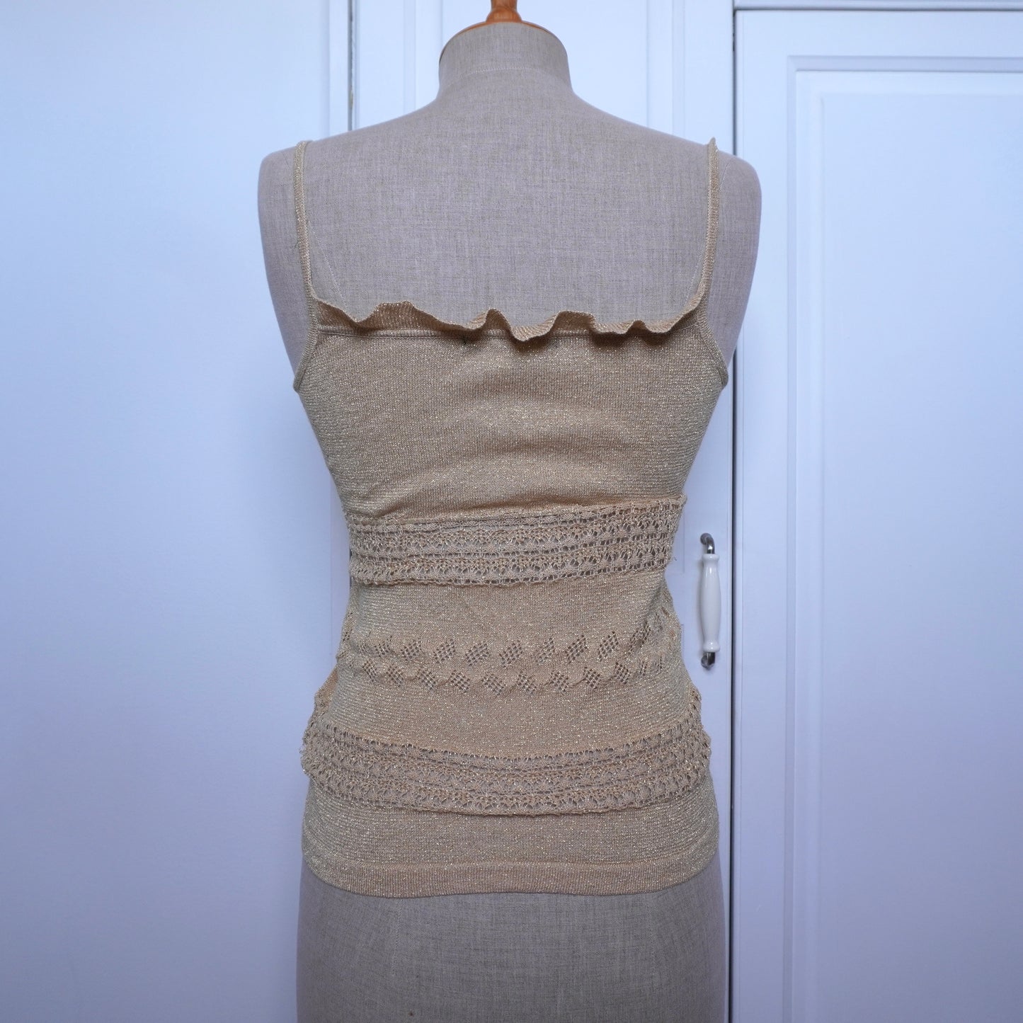 Gold Knit Top (M)