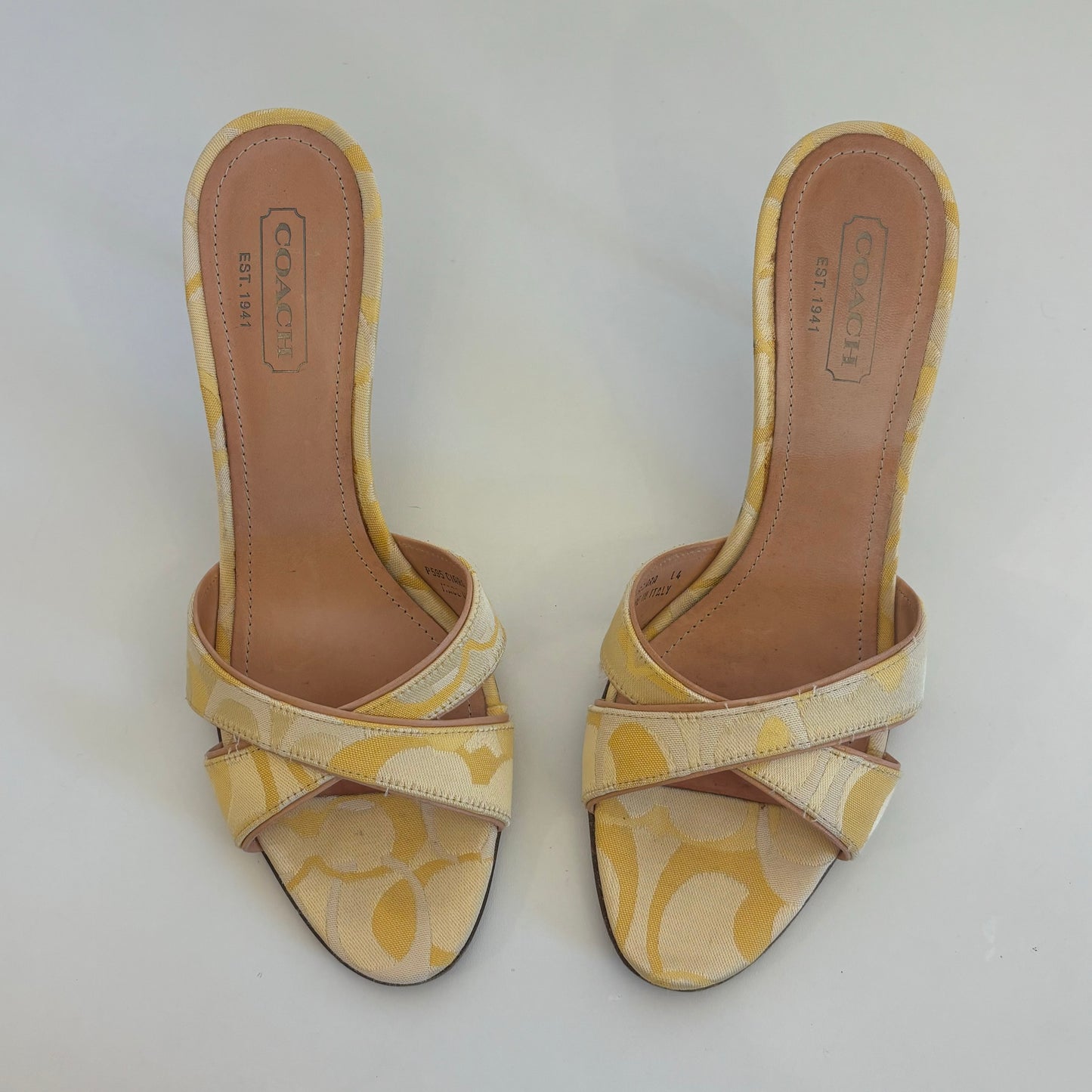 Coach Monogram Mules (38)