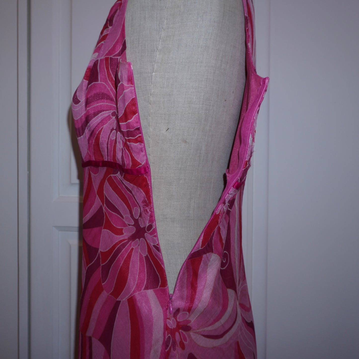 Silk Swirl Dress (S)