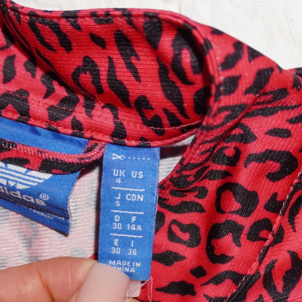 Adidas Leopard Jacket (XS)