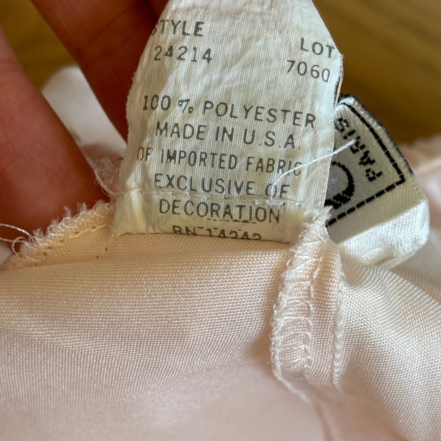 Dior Blush Slip Skirt (M)