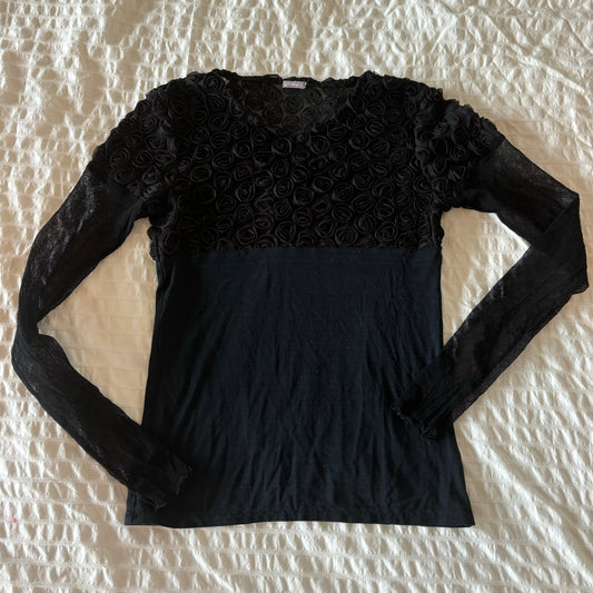 Rosette Mesh Top (XXS)