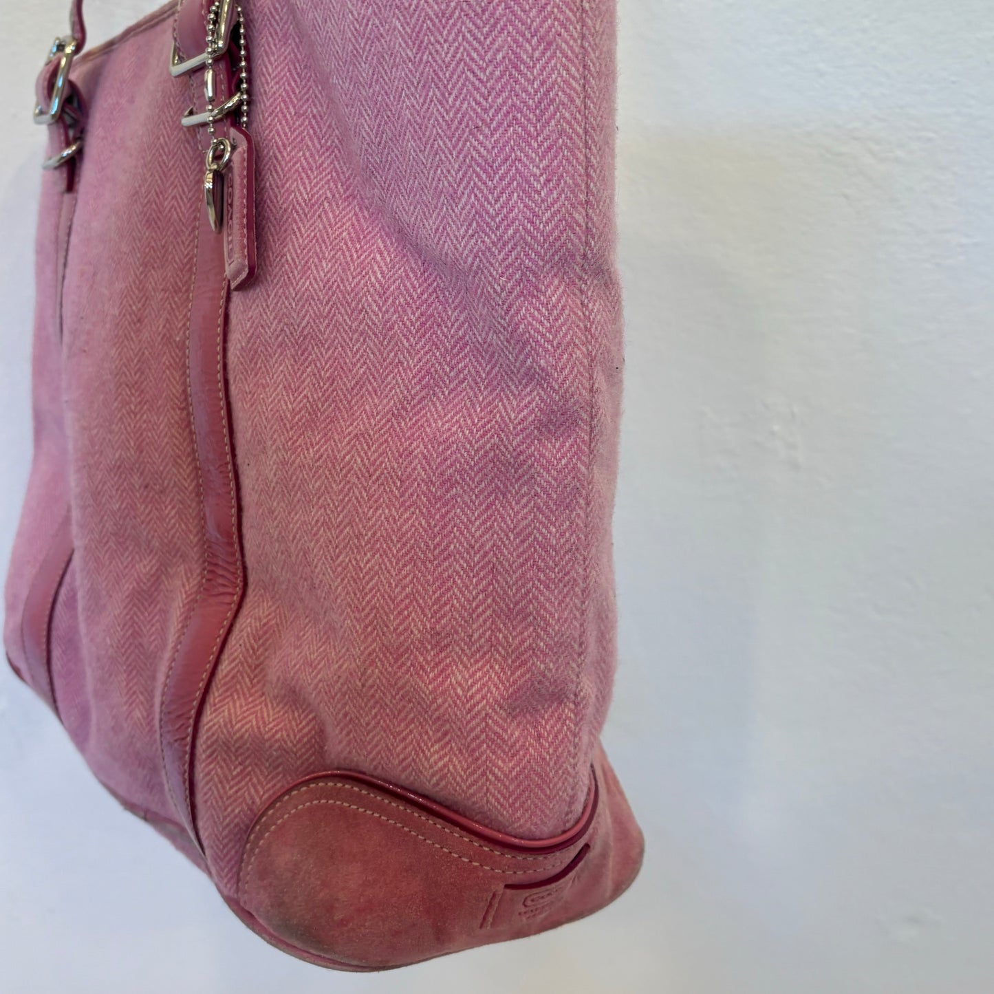 Coach Herringbone Tote Purse