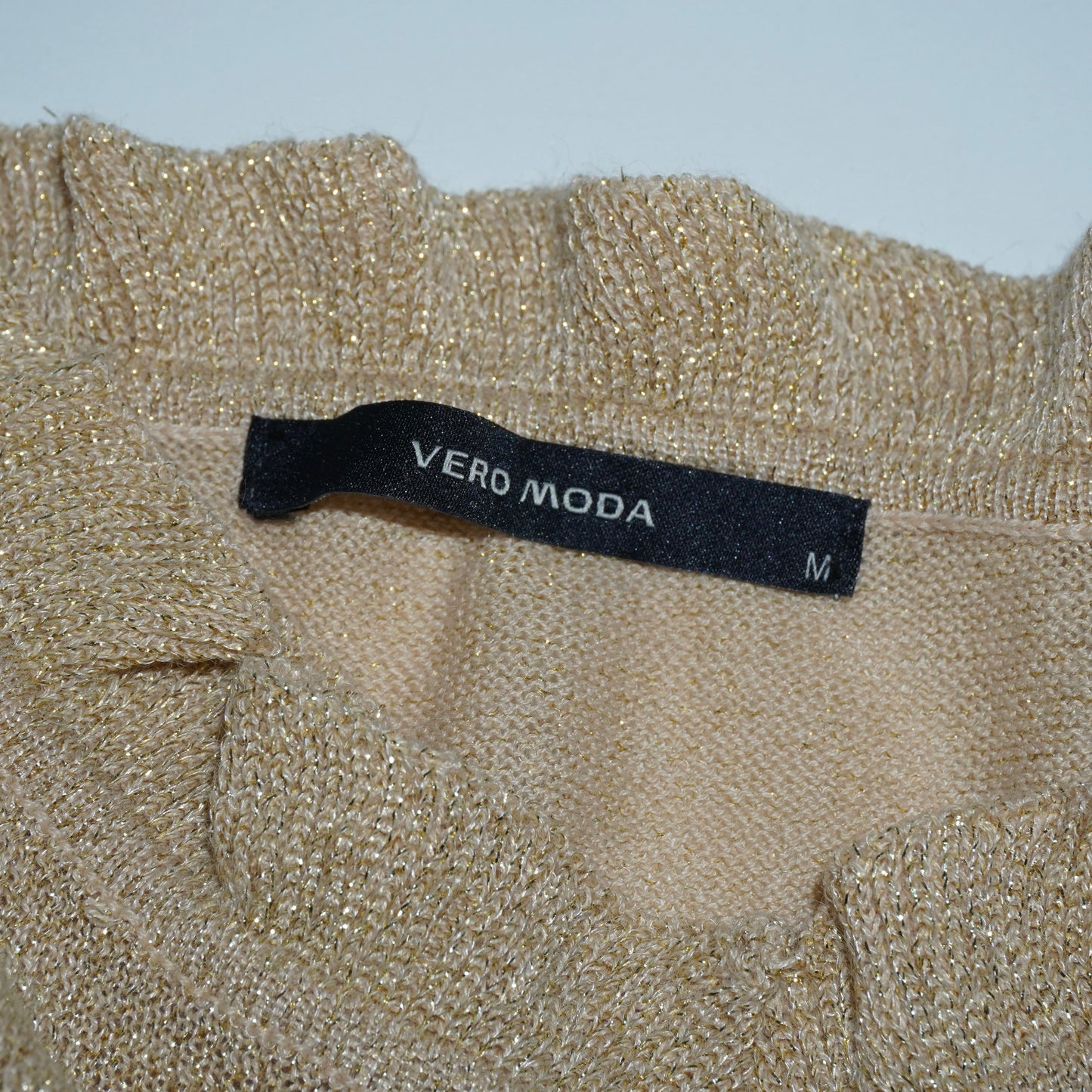 Gold Knit Top (M)