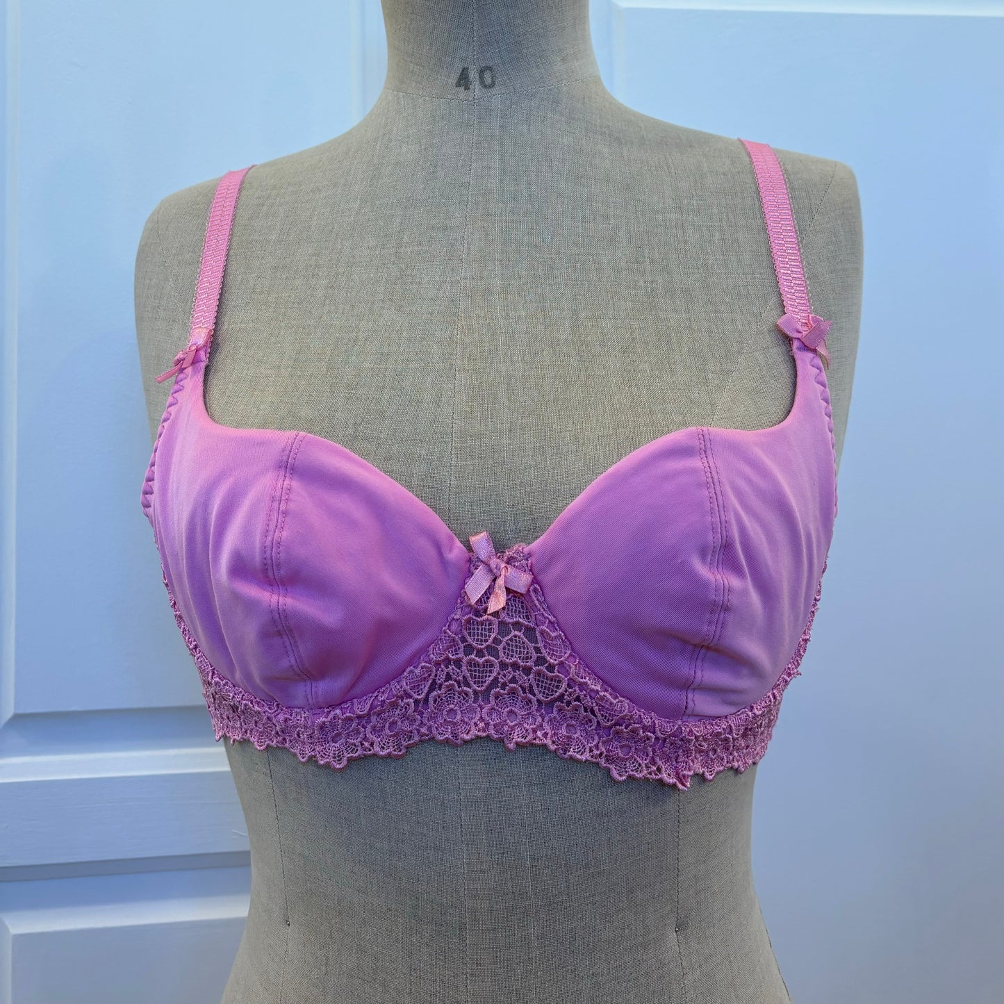 Pink Heart Bra (75B)