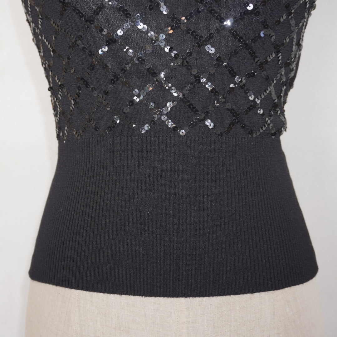 Sequin Knit Top (S)