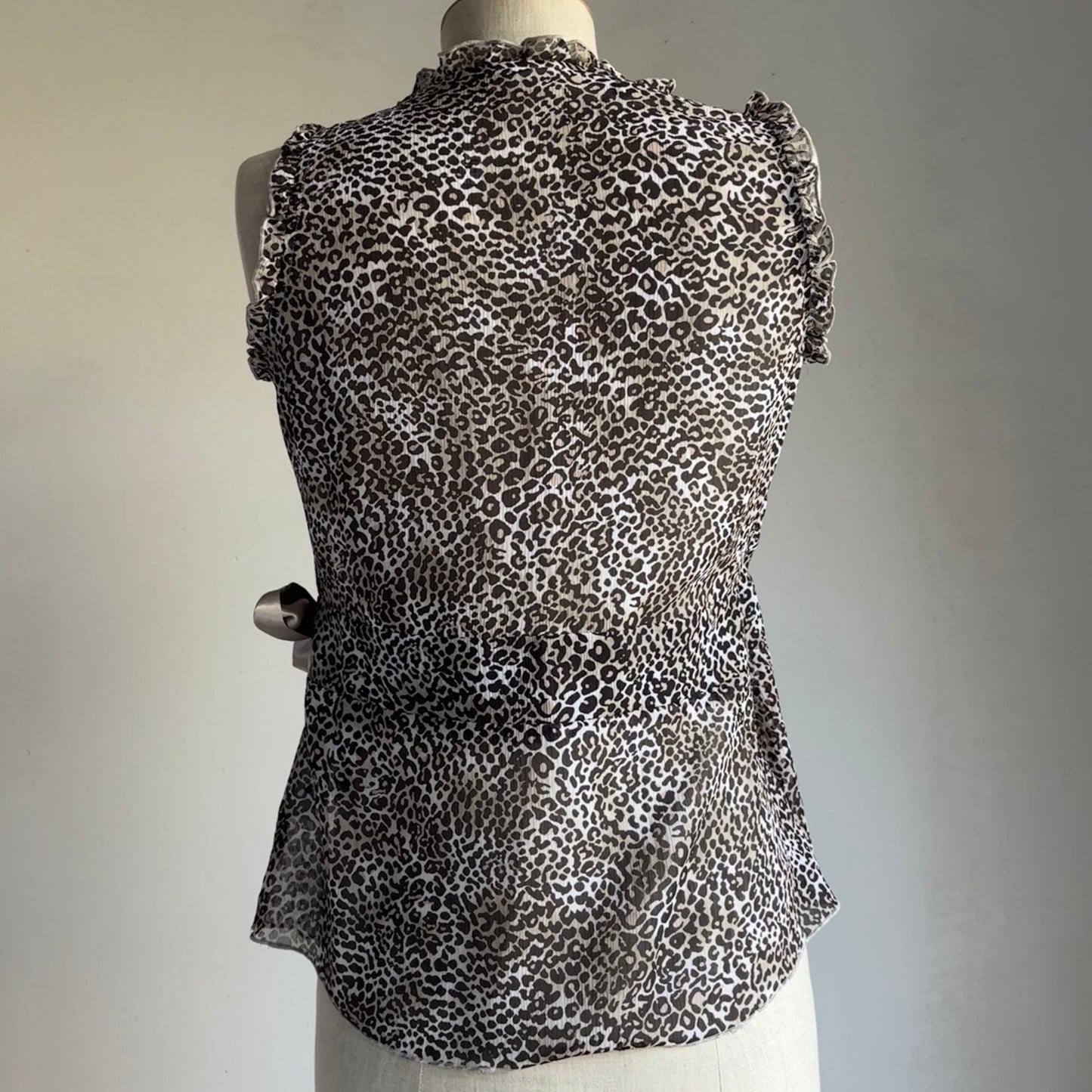 Leopard Wrap Top (S)