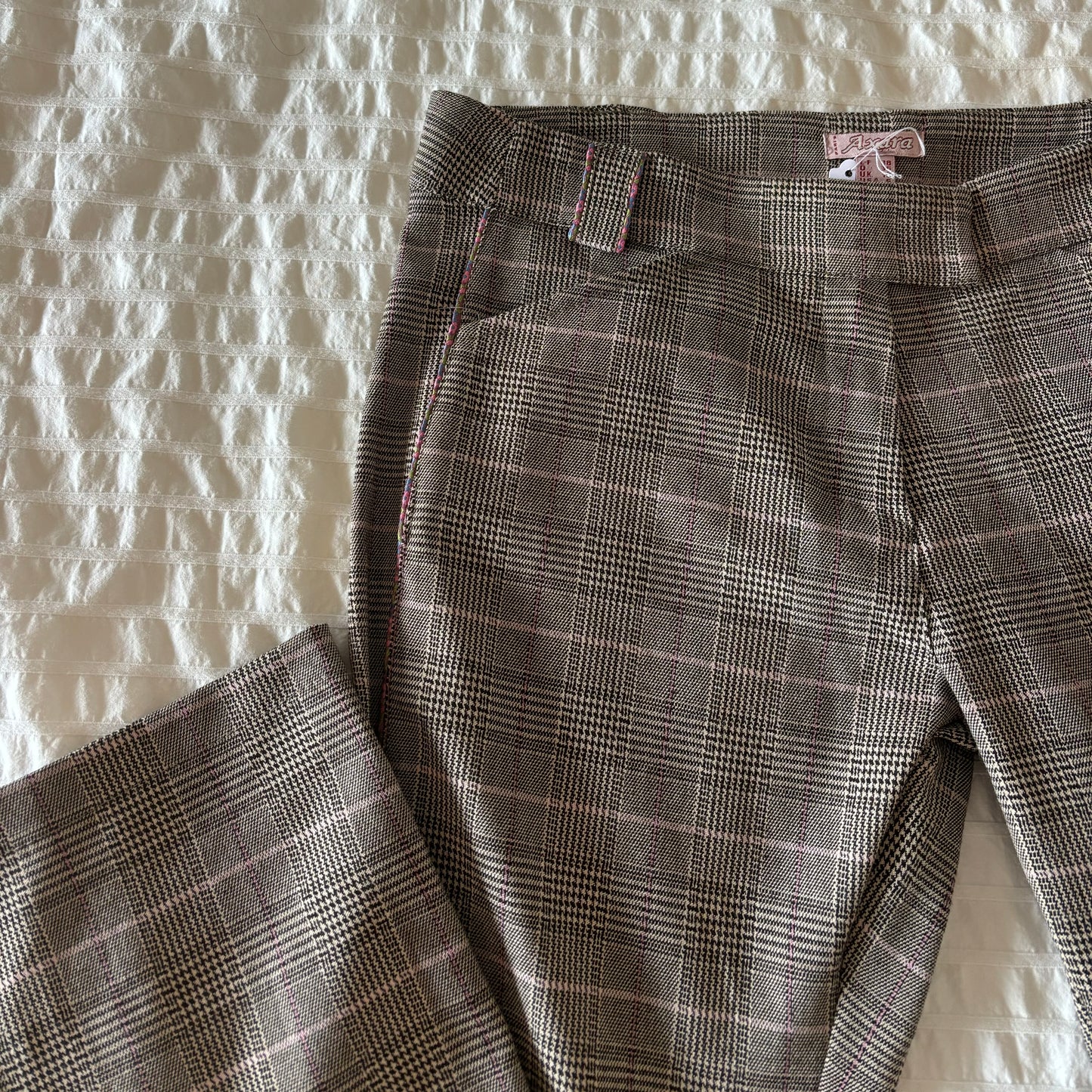 Plaid Capri Trousers (S)