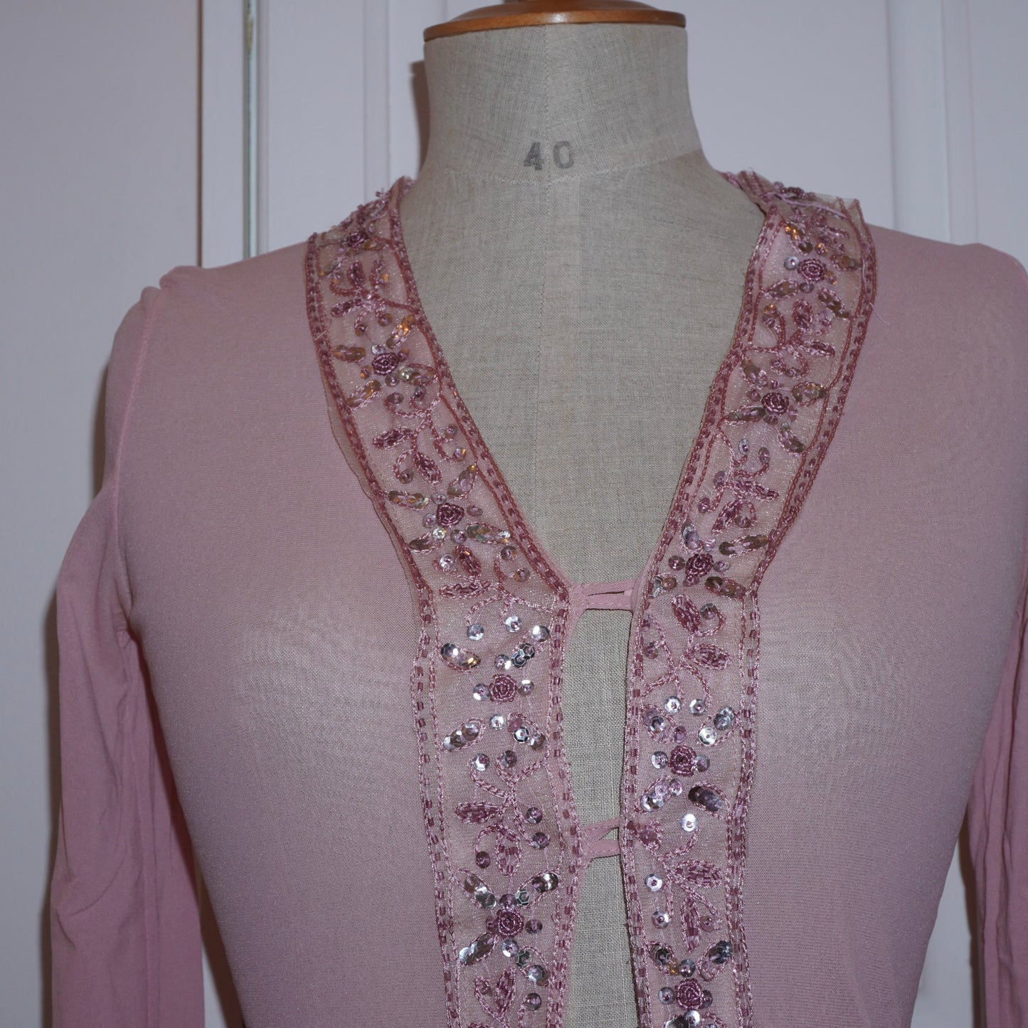 Sequin Mesh Top (S)