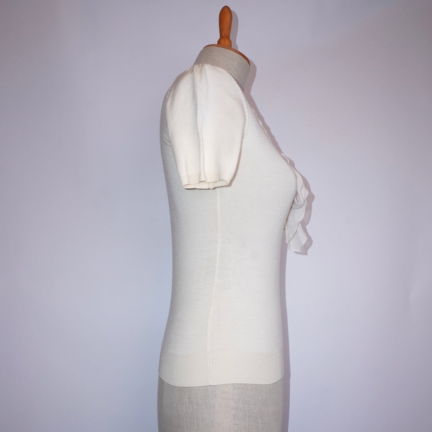 Creme Bow Top (M)