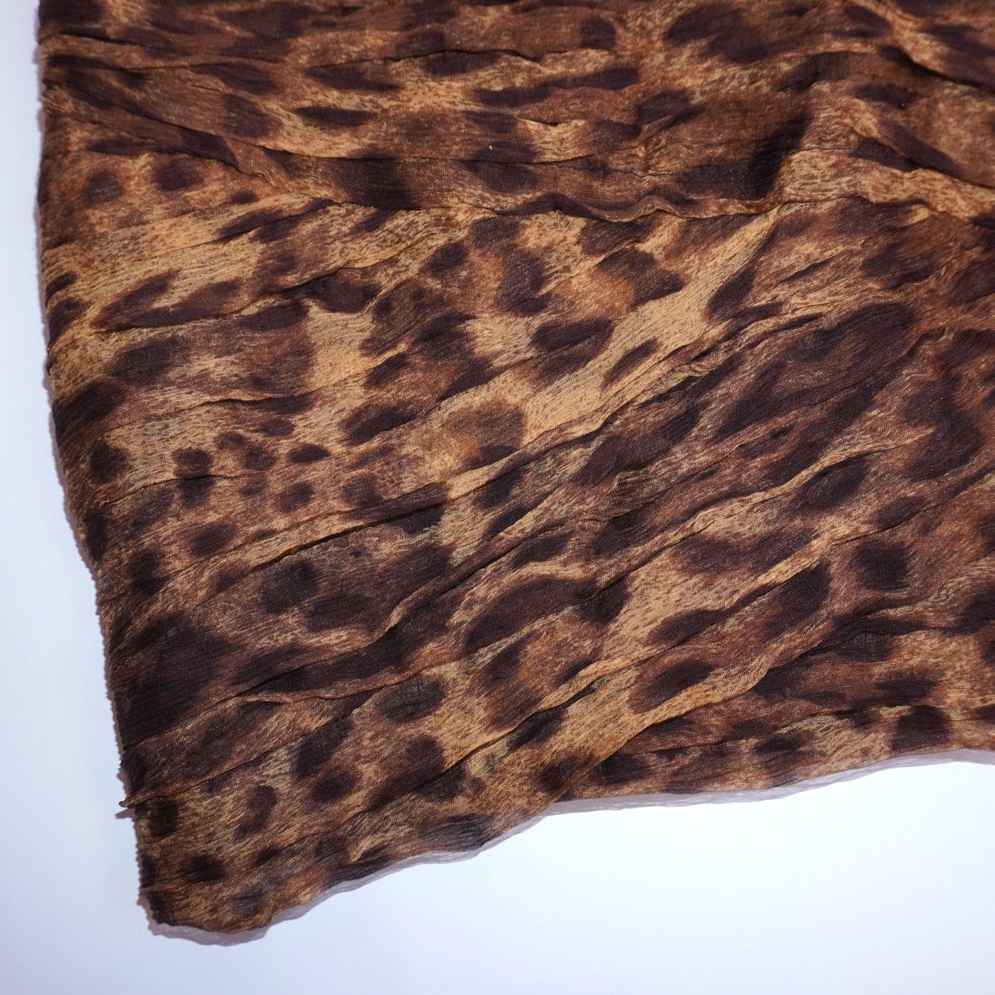 Silk Leopard Miniskirt (XS)