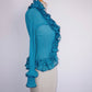 Pleated Ruffle Blouse (S)
