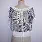 Ruched Zebra Top (M)