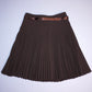 Pinstripe Pleated Skirt (M)