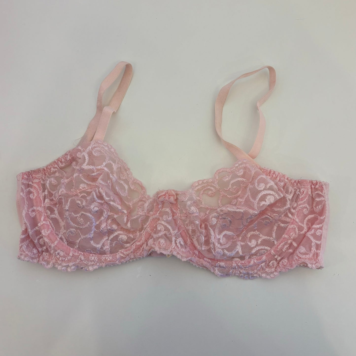 Pink Lace Bra (80C)