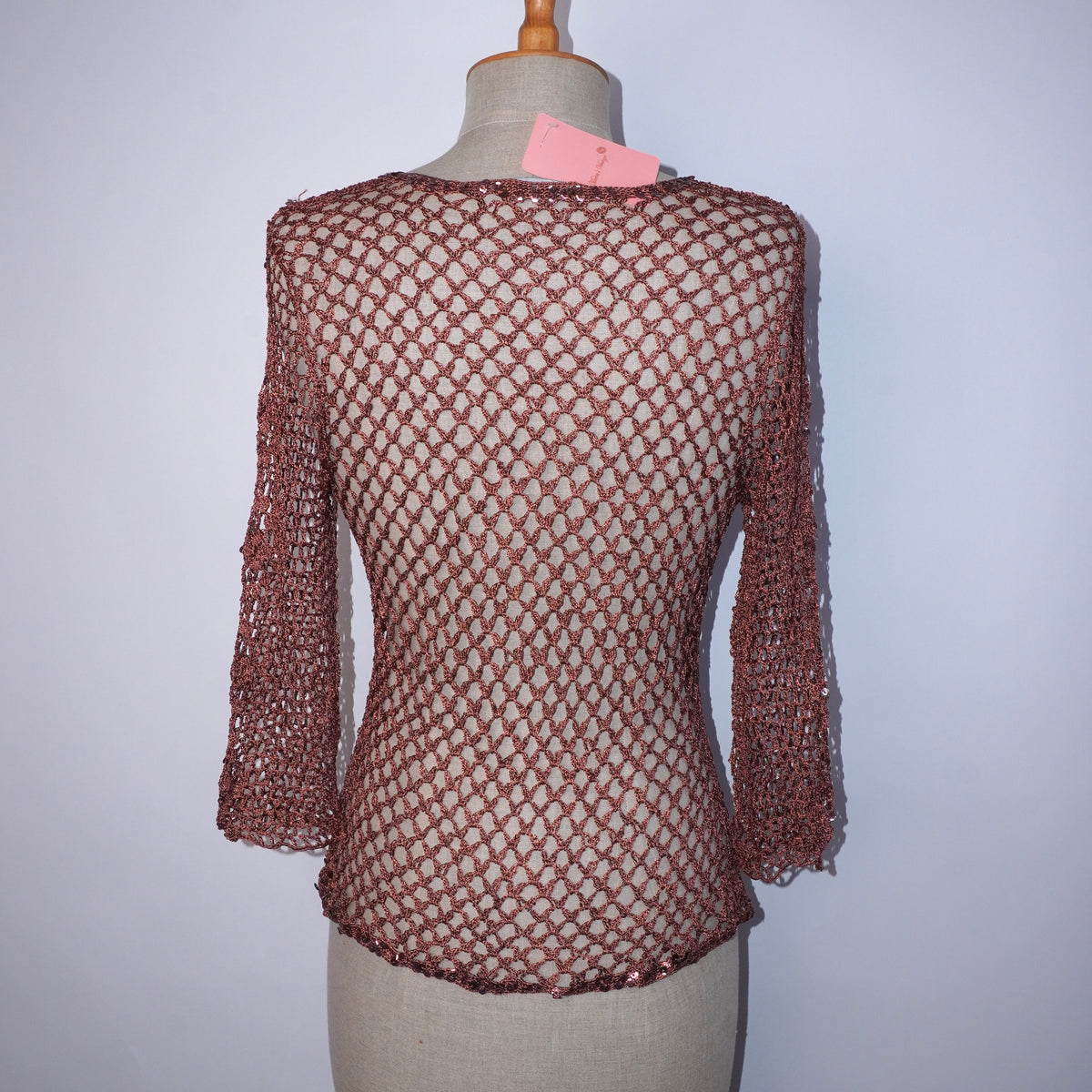 5 Sequin Crochet Cardigan (M)